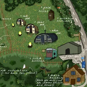 Little Middop Farm Pods Campsite